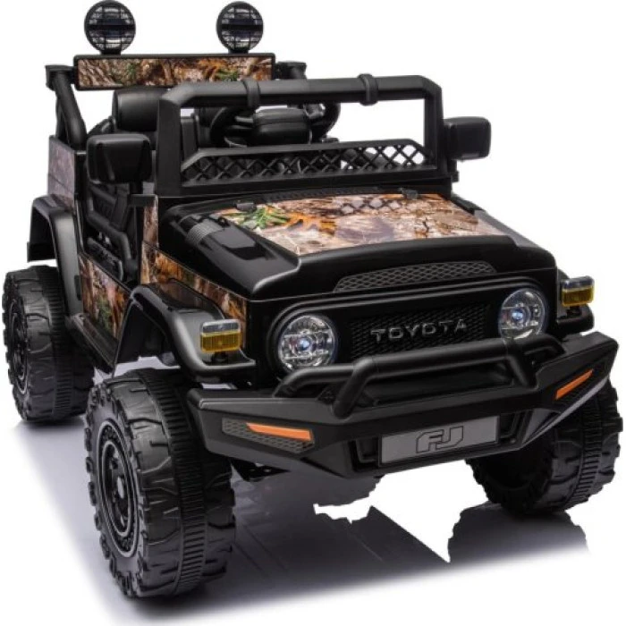 Дитяча акумуляторна машинка Toyota FJ Cruiser Чорна