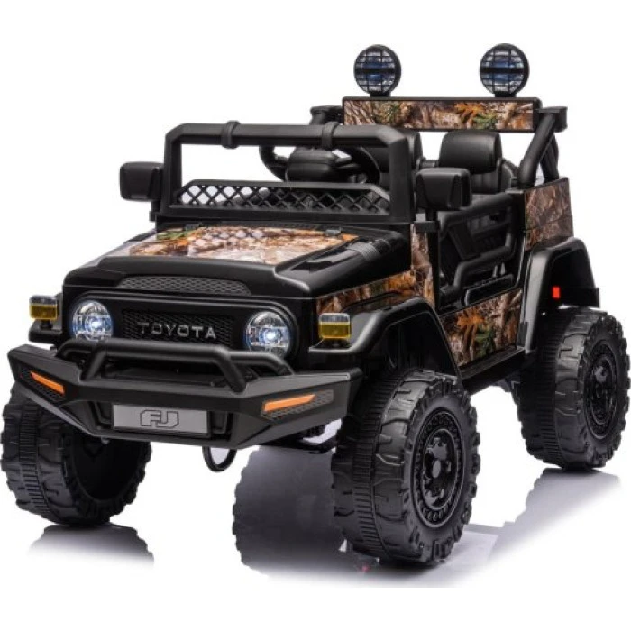 Дитяча акумуляторна машинка Toyota FJ Cruiser Чорна