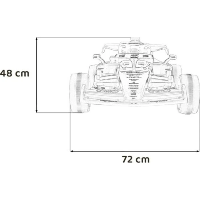 Дитяча акумуляторна машинка Формули-1 Aston Martin Cognizant Aramco