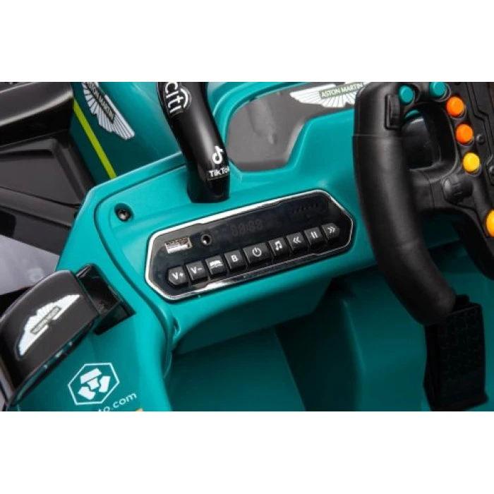 Дитяча акумуляторна машинка Формули-1 Aston Martin Cognizant Aramco