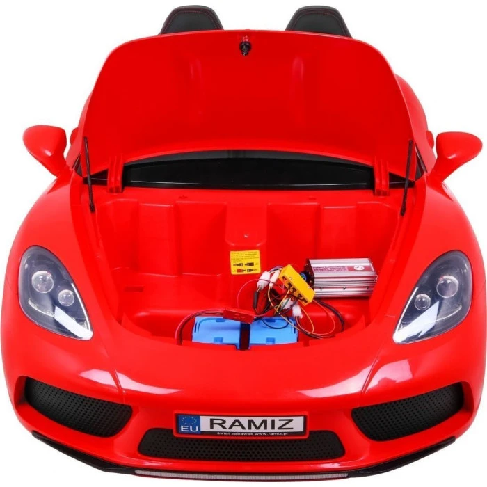 Дитяча акумуляторна машинка Perfecta для 2 дітей Червона