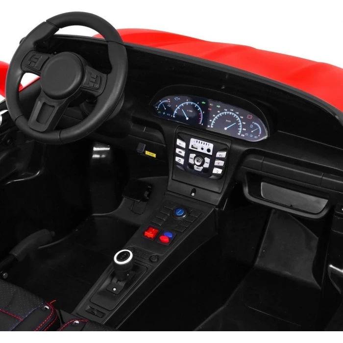 Дитяча акумуляторна машинка Perfecta для 2 дітей Червона