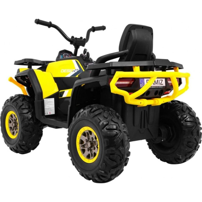 Детский аккумуляторный квадроцикл Quad ATV Desert Желтый