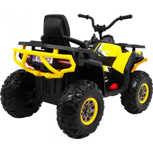 Детский аккумуляторный квадроцикл Quad ATV Desert Желтый