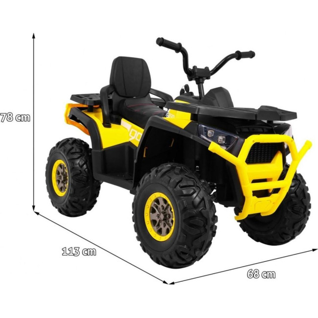 Детский аккумуляторный квадроцикл Quad ATV Desert Желтый