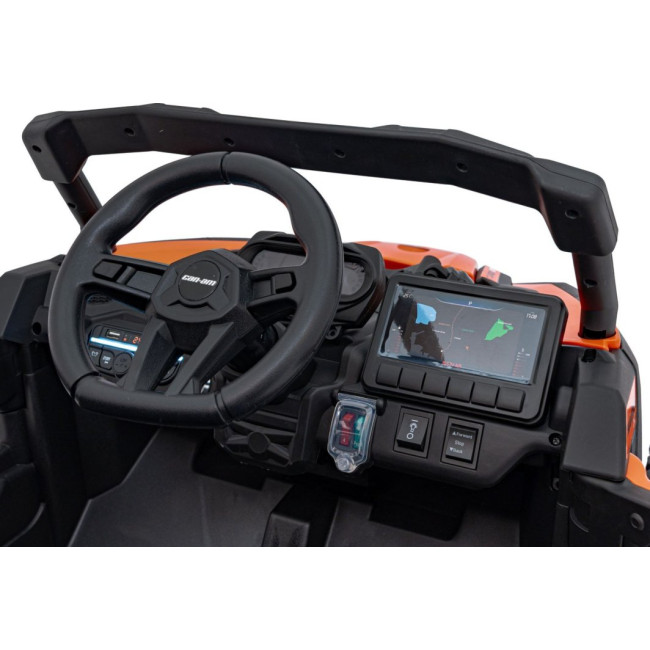 Дитячий акумуляторний квадроцикл CAN-AM Maverick Orange