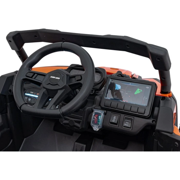 Детский аккумуляторный квадроцикл CAN-AM Maverick Orange