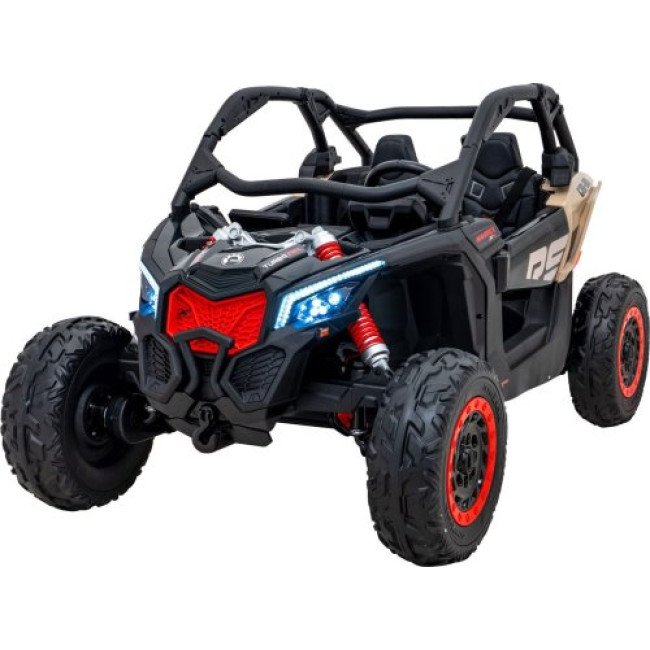Дитяча акумуляторна машинка Баггі Maverick Turbo RR Чорна