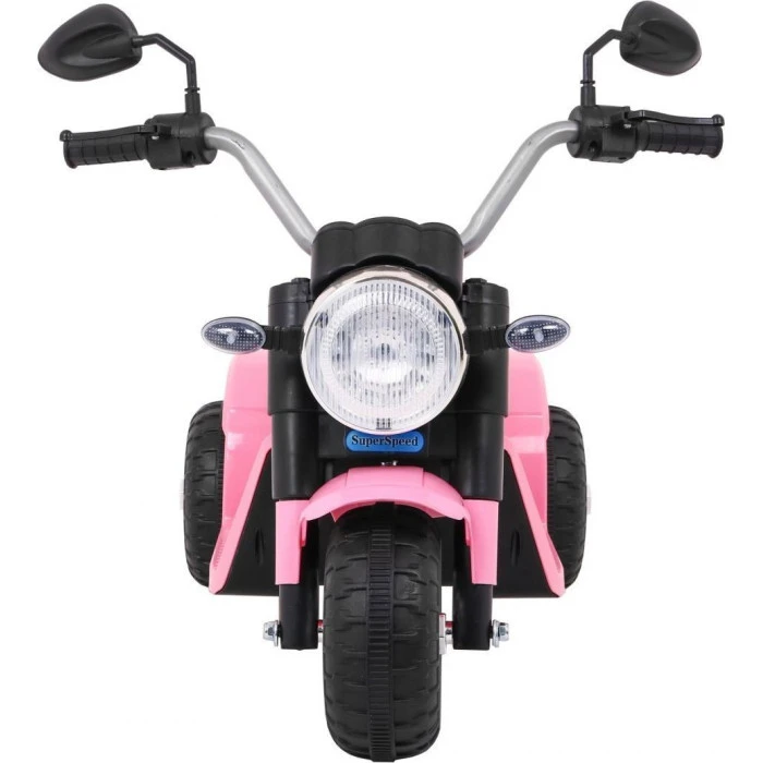 Детский аккумуляторный мотоцикл RAMIZ MiniBike розовый