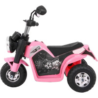 Детский аккумуляторный мотоцикл RAMIZ MiniBike розовый