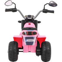 Детский аккумуляторный мотоцикл RAMIZ MiniBike розовый