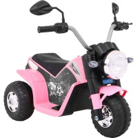 Детский аккумуляторный мотоцикл RAMIZ MiniBike розовый