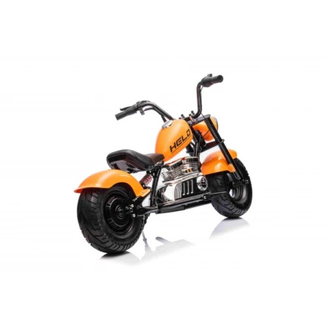 Детский аккумуляторный мотоцикл Chopper Warrior Оранжевый