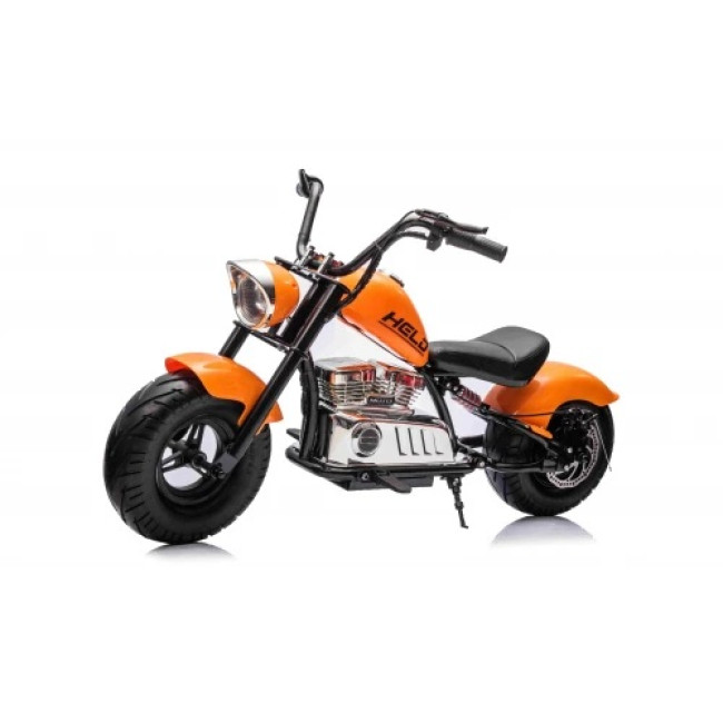 Детский аккумуляторный мотоцикл Chopper Warrior Оранжевый