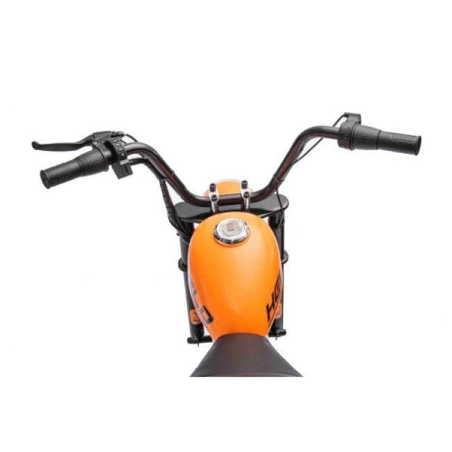 Детский аккумуляторный мотоцикл Chopper Warrior Оранжевый