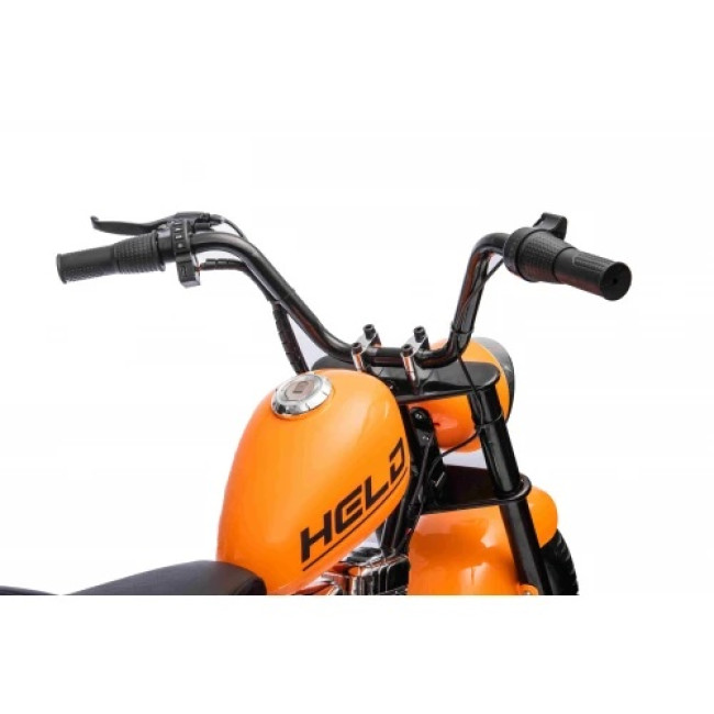 Детский аккумуляторный мотоцикл Chopper Warrior Оранжевый