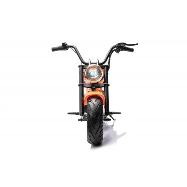 Детский аккумуляторный мотоцикл Chopper Warrior Оранжевый