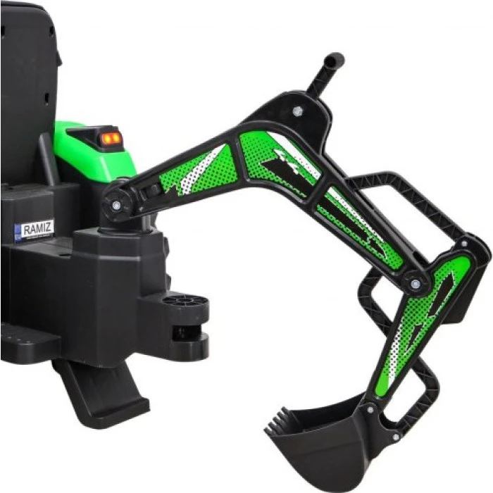 Дитячий акумуляторний трактор З Причепом 720-T Зелений