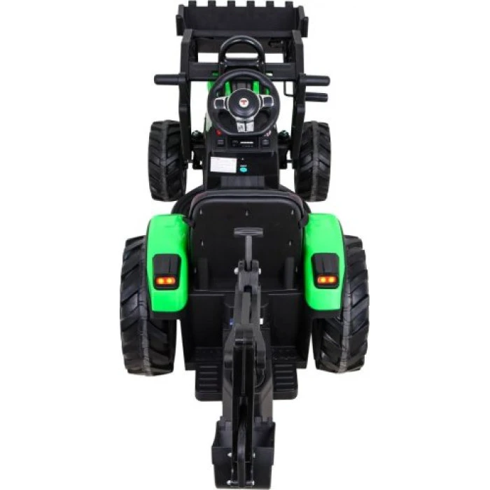 Дитячий акумуляторний трактор З Причепом 720-T Зелений