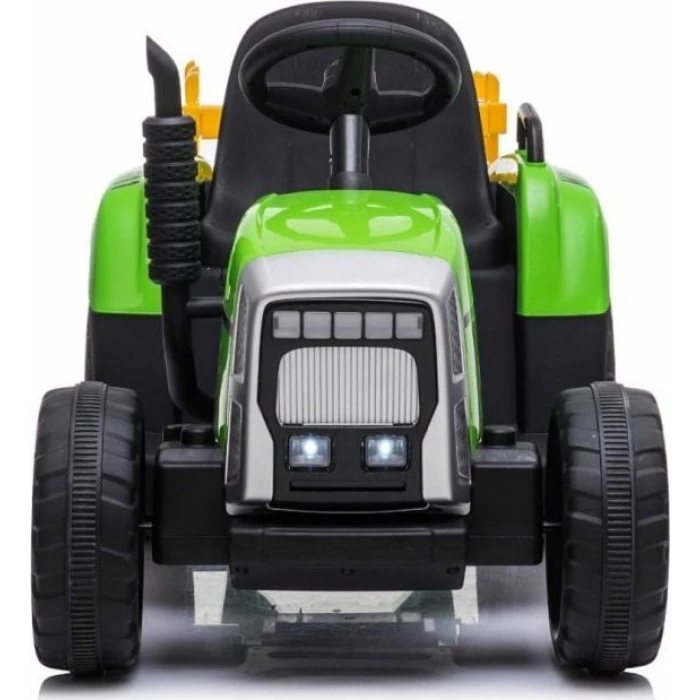 Дитячий акумуляторний трактор з причепом BLOW Зелений