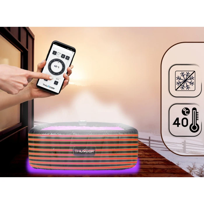 Джакузи-SPA надувное Thunder DOPPIO 6-местное