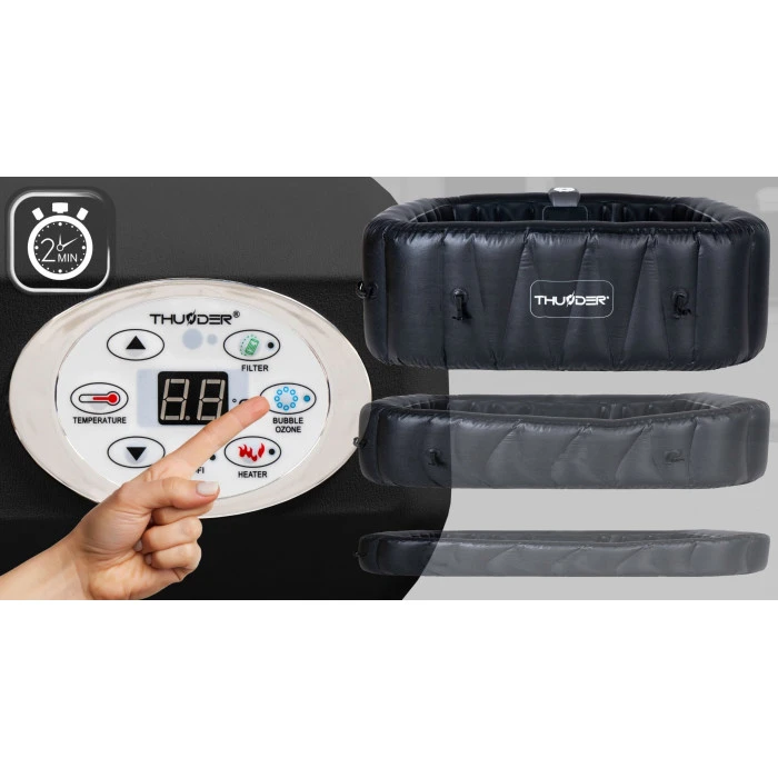Джакузи-SPA надувное Thunder DOPPIO 6-местное