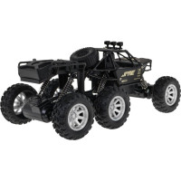 Металевий гусеничний автомобіль Rock Explorer 4x4 для дітей 8+ з дистанційним керуванням 1:18 Гума 6 коліс