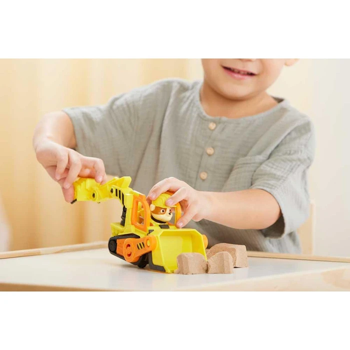 Машинка детская Spin Master Базовый строительный автомобиль с фигуркой Кремеза "Щенячий патруль"