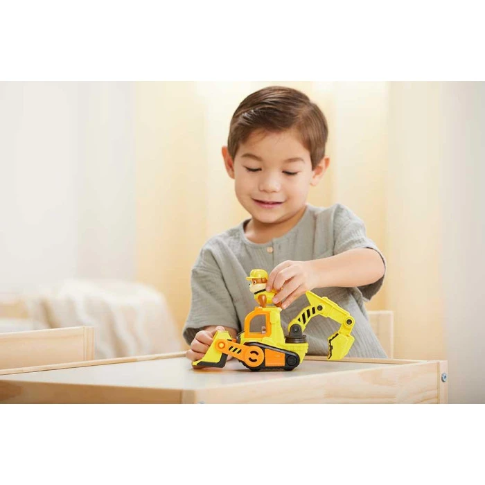 Машинка детская Spin Master Базовый строительный автомобиль с фигуркой Кремеза "Щенячий патруль"