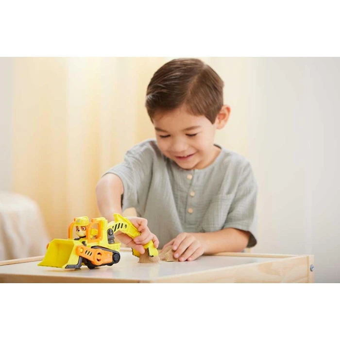 Машинка детская Spin Master Базовый строительный автомобиль с фигуркой Кремеза "Щенячий патруль"