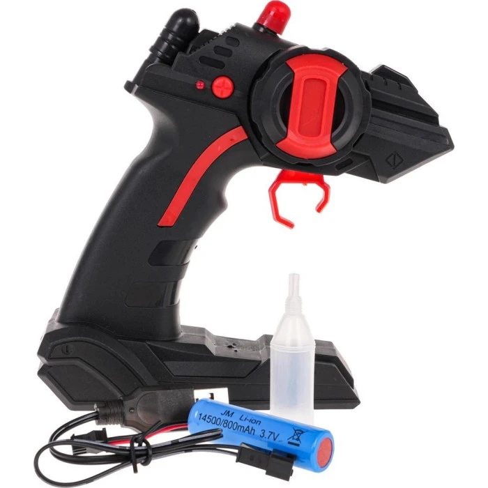 Гусеничная машина с функцией дыма на радиоуправлении, REAL ROCK синяя