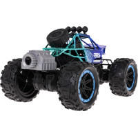 Гусенична машина з функцією диму на радіокеруванні, REAL ROCK синя