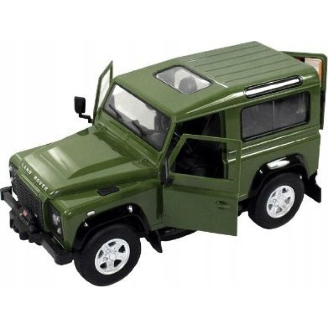 Land Rover Defender зеленый RASTAR модель 1:14 Пульт автомобиля + Пульт 2,4 ГГц + Дверь открывается вручную