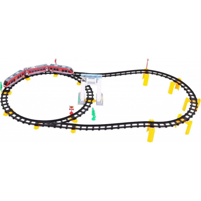 Детский поезд на дистанционном управлении + Аксессуары 62 эл. ZKT.2813Y