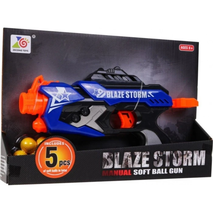 Детский пружинный пистолет 8+