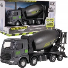 Детская игрушечная металлическая бетономешалка 1:55 ZAU.A8822