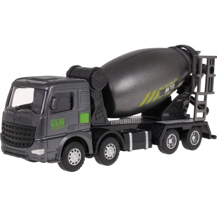 Детская игрушечная металлическая бетономешалка 1:55 ZAU.A8822