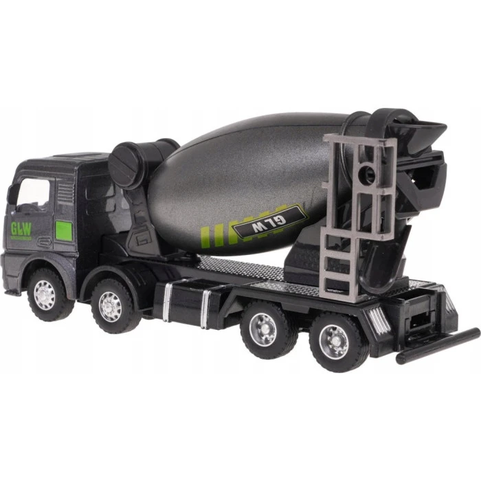 Детская игрушечная металлическая бетономешалка 1:55 ZAU.A8822