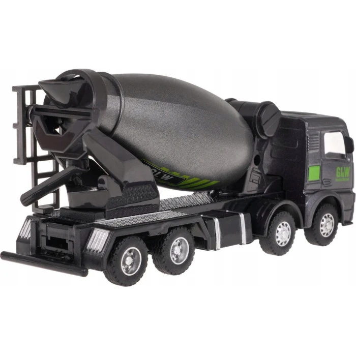 Детская игрушечная металлическая бетономешалка 1:55 ZAU.A8822