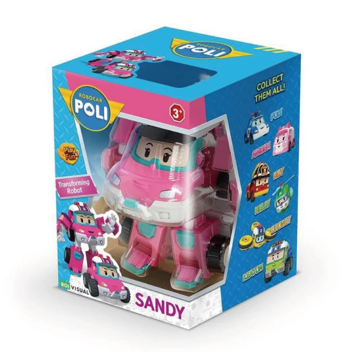 Машинка-трансформер детская Roi Visual Робокар Сэнди 10 см