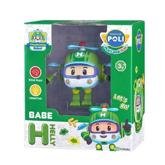 Машинка-трансформер детская Roi Visual Робокар малыш Хелли