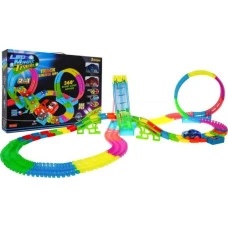 Детская гоночная трасса, светящаяся в темноте для детей 3+