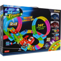 Дитяча гоночна траса, що світиться в темряві для дітей 3+