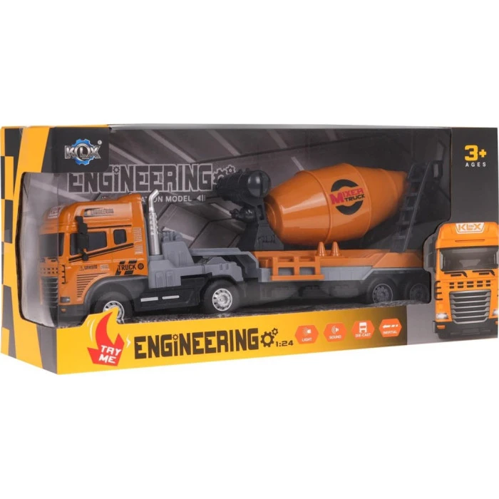 Дитяча машинка бетонозмішувач зі світловою та звуковою функцією ZAU.KLX800-243