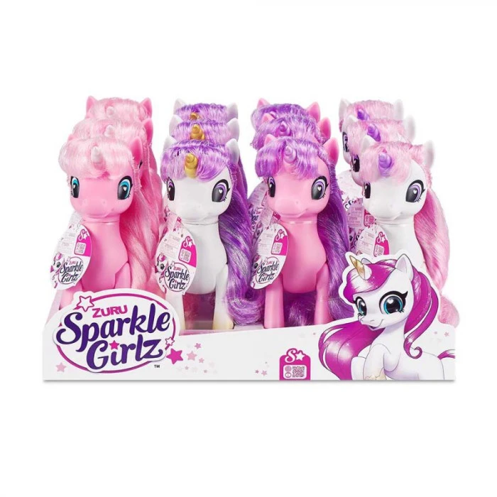 Фигурка Zuru Сказочный единорог Sparkle Girls Фокси 17 см, розовый