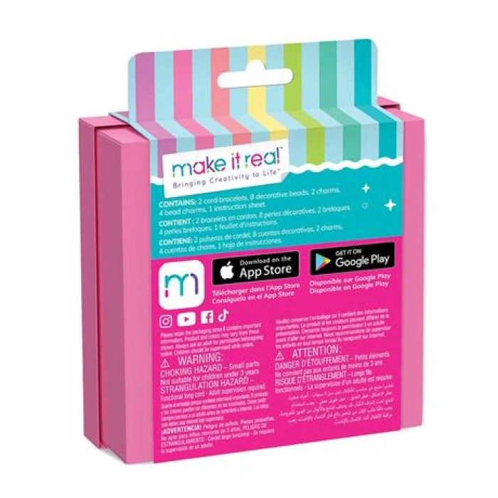 Набор для создания украшений Make it Real Красавица в розовом 17 эл. (MR1708)