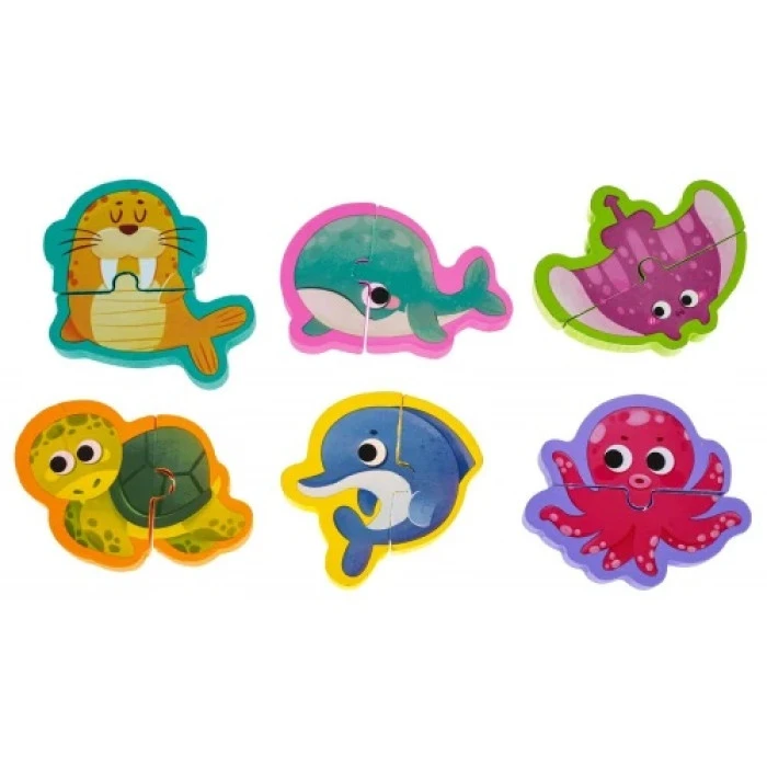 Детская деревянная доска+пазл Океан ZDR.G1017-4