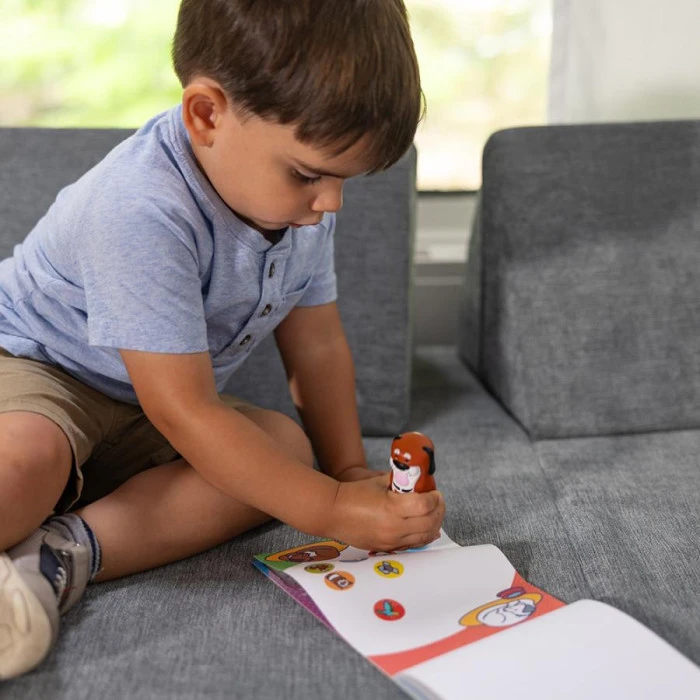 Детский блокнот и штамп Spin Master С наклейками Щенок Melissa and Doug. Sticker WOW