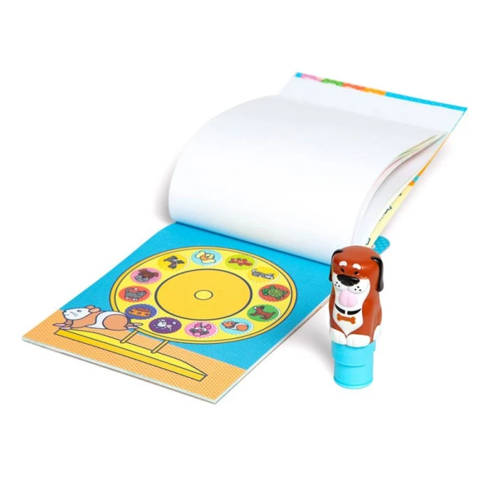 Детский блокнот и штамп Spin Master С наклейками Щенок Melissa and Doug. Sticker WOW