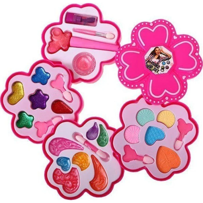 Дитячий набір для макіяжу для дівчаток 3+ Рожевий футляр